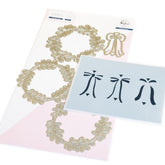 Tied with Cheer die & stencil bundle